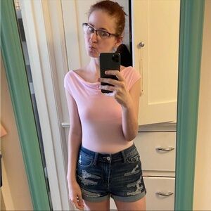 Nanamacs Pink Bodysuit Size Small